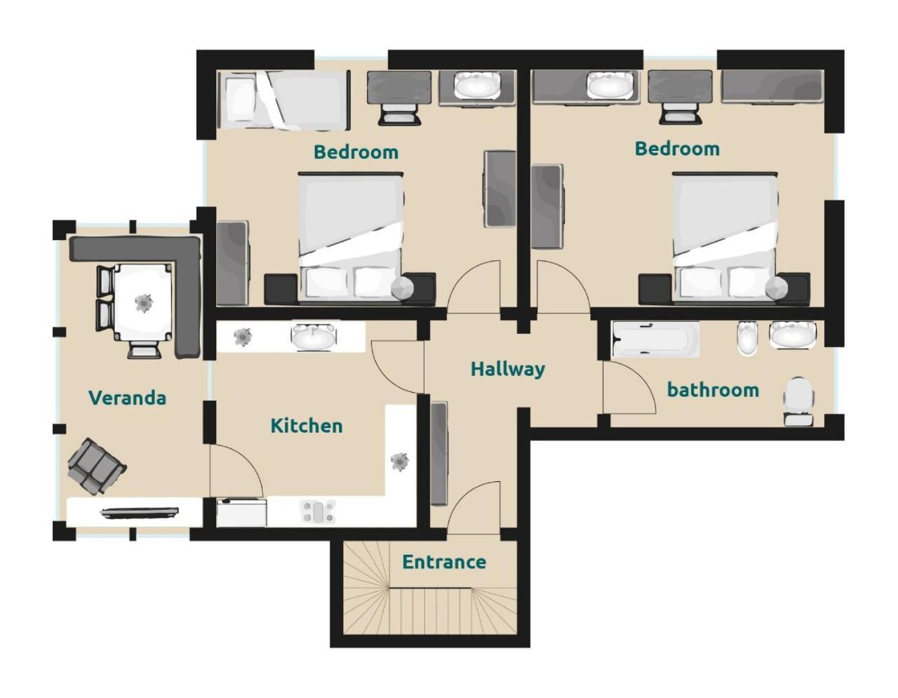 Villa Alpina Apartments Santa Cristina Val Gardena Ngoại thất bức ảnh